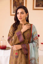 Dune Aura 3PC unstitched printed lawn — detail
