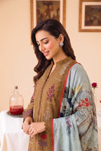 Dune Aura 3PC unstitched printed lawn — detail