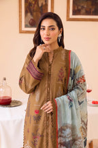 Dune Aura 3PC unstitched printed lawn — detail
