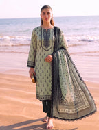 Mintra 3PC unstitched printed lawn suit