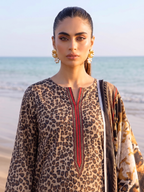 Sahara 3PC unstitched printed lawn — detail