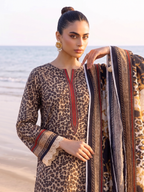 Sahara 3PC unstitched printed lawn — detail